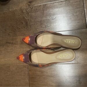 Lauren Ralph Lauren Women's Orange and Purple flats